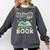 Book Lover Writer Author Comfort Colors Sweatshirt Pepper