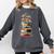 Book Stack With Flowers Reading Lover Bookish Comfort Colors Sweatshirt Pepper