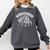 Book T-Rex Dino Bookworm Reading Book Dinosaur Comfort Colors Sweatshirt Pepper
