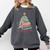 All Booked For Christmas Book Christmas Tree Lights Bookish Comfort Colors Sweatshirt Pepper