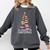 All Booked For Christmas Book Christmas Tree Lights Comfort Colors Sweatshirt Pepper