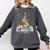 All Booked For Christmas Book Christmas Tree Lights Xmas Comfort Colors Sweatshirt Pepper