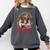 All Booked For Christmas Dragon Comfort Colors Sweatshirt Pepper