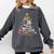 All Booked For Christmas Teacher Reading Student Bookworm Comfort Colors Sweatshirt Pepper