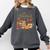 All Booked For Fall Books Coffee Fall Leaves Pumpkins Autumn Comfort Colors Sweatshirt Pepper