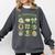 ALL Booked For St Patricks Day Bookish Leprechaun Bookworm Comfort Colors Sweatshirt Pepper
