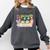 All Booked For Summer Reading Beach Floral Bookish Book Girl Comfort Colors Sweatshirt Pepper