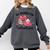 All Booked For Valentine Teacher Valentines Day Book Lover Comfort Colors Sweatshirt Pepper