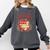 All Booked For Valentine's Book Lovers Romantic Readers Comfort Colors Sweatshirt Pepper