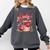 All Booked For Valentines Cute Book Lover Quote Comfort Colors Sweatshirt Pepper