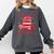 All Booked For Valentines Librarian Book Lover Teacher Comfort Colors Sweatshirt Pepper
