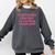 Bookish Galentines Day Valentine Book Club Matching Reader Comfort Colors Sweatshirt Pepper