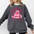 Books Are My Love Language Valentine Book Lover Comfort Colors Sweatshirt Pepper