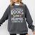 Books And Pajamas Count Me In Saying Read Book Lover Comfort Colors Sweatshirt Pepper