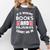 Books Pajamas Read Reading Book Librarian Women Girls Comfort Colors Sweatshirt Pepper