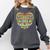Bookshelf Heart Comfort Colors Sweatshirt Pepper