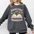 Bookstore Wanderers Retro Women Book Lovers Comfort Colors Sweatshirt Pepper