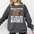 Bookworm Art For Men Women Book Reading Lover Bookish Comfort Colors Sweatshirt Pepper