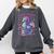 Bookwyrm Just a Girl Who Loves Dragons Books Dragon Reader Comfort Colors Sweatshirt Pepper