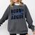 Born To Argue Graduation Lawyer Advocate Attorney Law Comfort Colors Sweatshirt Pepper