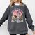 Born To Read Book Forced To Read Emails Skeleton Comfort Colors Sweatshirt Pepper