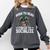 Born To Read Forced To Socialize Dragon Books Reading Comfort Colors Sweatshirt Pepper