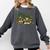 Botanical Garden Plants With Books Comfort Colors Sweatshirt Pepper