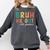 Bruh We Out 5th Graders Fifth Grade Graduation Comfort Colors Sweatshirt Pepper