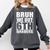 Bruh We Out 6th Graders Sixth Grade Graduation Class Of 2025 Comfort Colors Sweatshirt Pepper