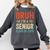 Bruh I'm A Senior Class Of 2026 Graduation Senior 2026 Comfort Colors Sweatshirt Pepper