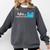Bytes Of Memories Digital Nostalgia Concept Line Comfort Colors Sweatshirt Pepper