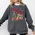 Candy Cane Book Club Holiday Party & Book Exchange Comfort Colors Sweatshirt Pepper