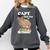 Capy Last Day Of School Capybara Graduation Quote Comfort Colors Sweatshirt Pepper