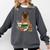 Capybara Glasses Reading Books Capybara Nerd Bookworm Comfort Colors Sweatshirt Pepper