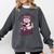 Cat Reading Is My Favorite Sport Retro Book Lover Comfort Colors Sweatshirt Pepper