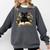 Cat Shirts For Women Book Lover Shirt Cute Cat And Book Premium Tri-Blend Comfort Colors Sweatshirt Pepper