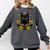 Cat For Women Book Lover Cute Cat And Book Comfort Colors Sweatshirt Pepper