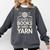 Cats Books And Yarn Crocheter Crocheting Comfort Colors Sweatshirt Pepper Cats Books And Yarn Crocheter Crocheting Comfort Colors Sweatshirt Pepper