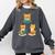 Cats Reading Book Lover Reading Bookworm Reader Comfort Colors Sweatshirt Pepper