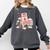 Caution Slippery When Reading Book Reader Comfort Colors Sweatshirt Pepper
