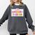 Certified Bookish Baddie Cute Book Lover Comfort Colors Sweatshirt Pepper