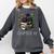 Chapter 14 14th Birthday Girls Book Lovers Gothic Flowers Comfort Colors Sweatshirt Pepper