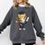 Cheetah Graduation Cute Kindergarten Elementary High School Comfort Colors Sweatshirt Pepper