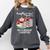 Christmas Book Lovers Naughty Or Nice Comfort Colors Sweatshirt Pepper