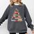 Christmas Tree Book Bookworm Comfort Colors Sweatshirt Pepper