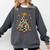 Christmas Tree Books Comfort Colors Sweatshirt Pepper