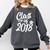 Class Of 2018 Graduation Cap Trendy Cute Comfort Colors Sweatshirt Pepper