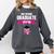 Class Of 2018 Preschool Graduation Girls Pre K Comfort Colors Sweatshirt Pepper
