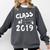 Class Of 2019 Graduation Shirt Comfort Colors Sweatshirt Pepper