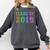 Class Of 2019 High School Graduation Date Graduate Comfort Colors Sweatshirt Pepper